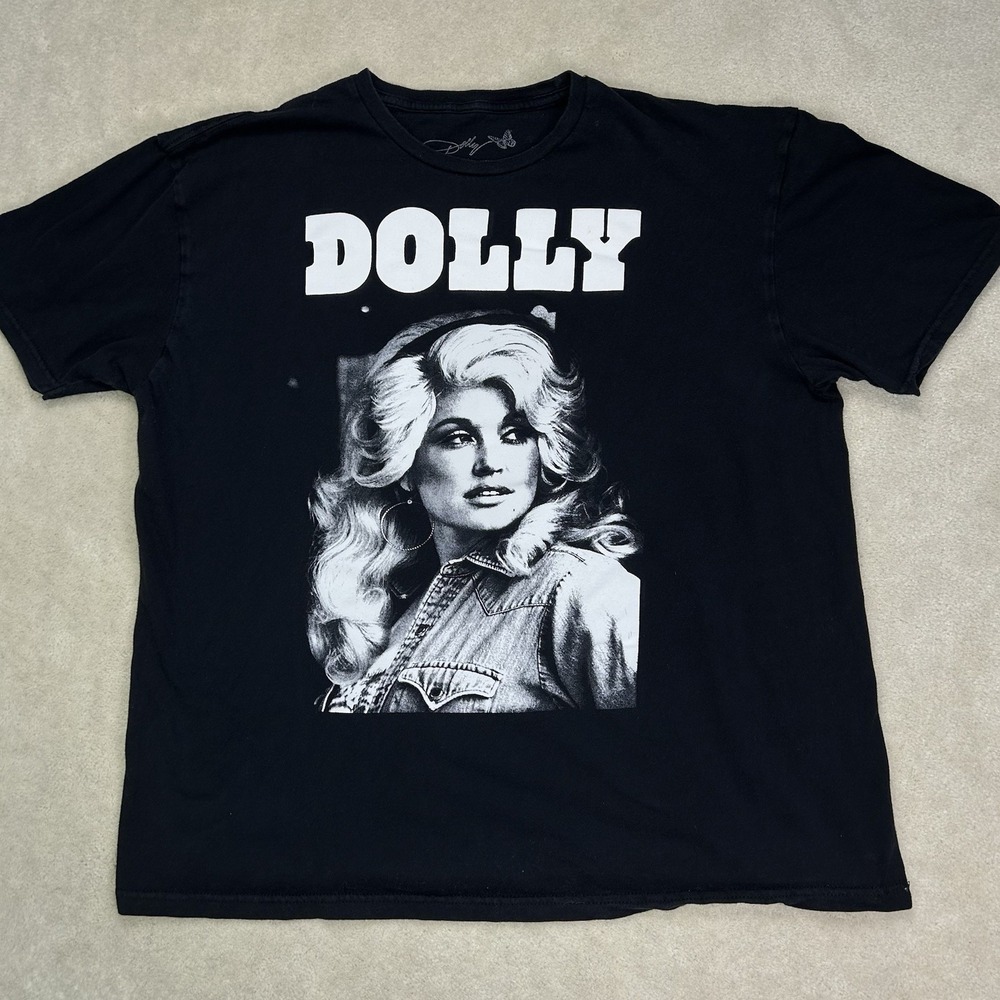 Dolly Parton Portrait Graphic Print TShirt Adult XL Short Sleeve